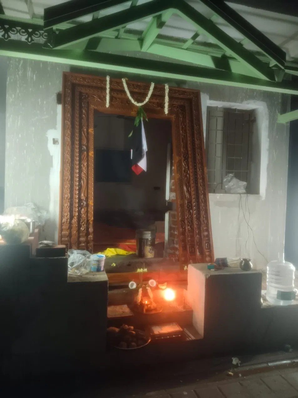 Door Frame with Pooja